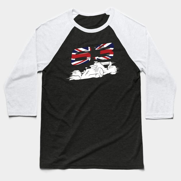 We Race On! 63 [Flag] Baseball T-Shirt by DCLawrenceUK